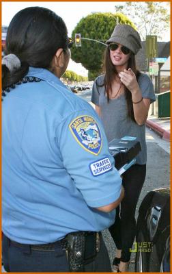 Megan Fox Gets a Ticket